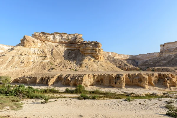 Canyon van wadi ash shuwaymiyyah (oman) — Stockfoto