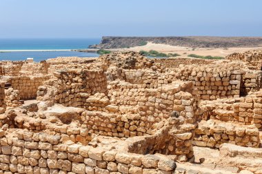 Archaeological site of Sumhuram, Dhofar region (Oman) clipart