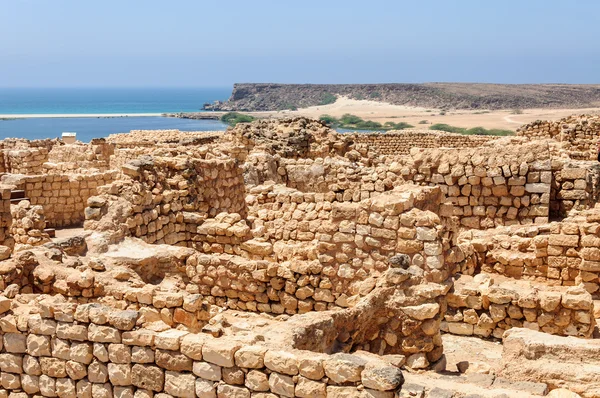 Archäologische Stätte von Sumhuram, Dhofar Region (oman) — Stockfoto