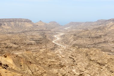 Kanyon, dhofar bölge (Umman)