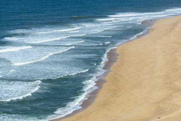 Praia norte, nazare (Portugalsko) — Stock fotografie