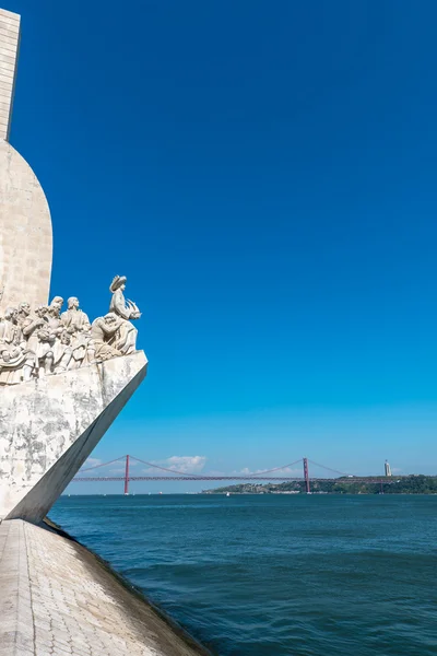 Monumento a los Descubrimientos, Lisboa (Portugal) ) — Foto de Stock