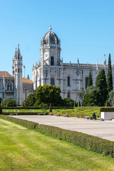 Monasterio de Jerónimos en Belem, Lisboa (Portugal ) — Foto de Stock