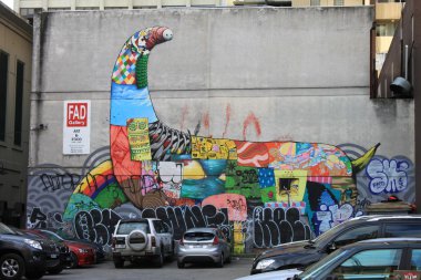 art on the wall at melbourne