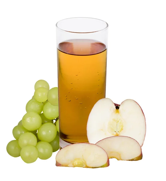 Apple grape juice — Stock Photo, Image