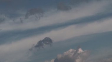 time lapse video footage of black blue white clouds in the sky background and texture , Rajasthan India