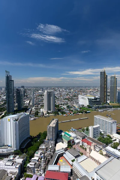 Bangkok Thailand 2020 Stadtbild Der Thailändischen Hauptstadt Bei Tag Und — Stockfoto
