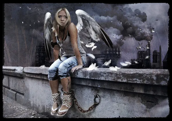 Urban angel — Stockfoto