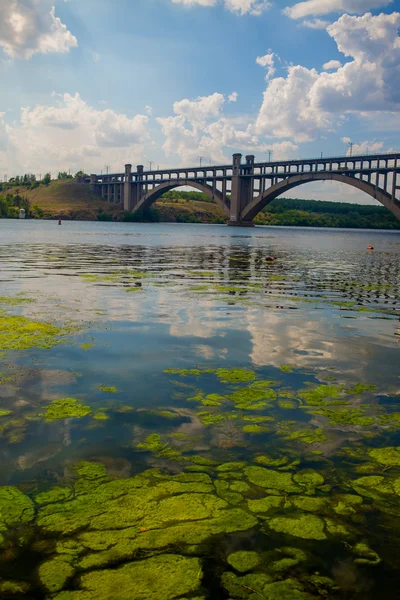 Beau paysage avec pont voûté — Photo