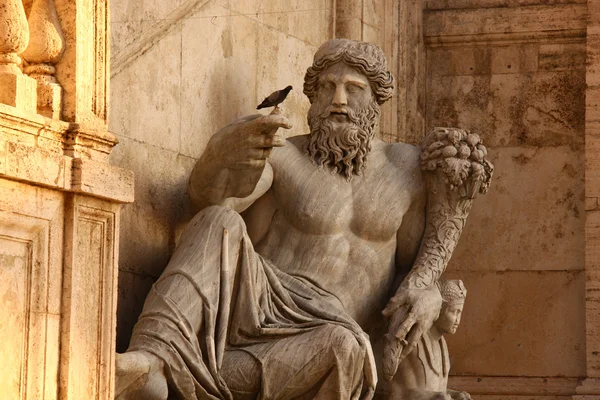 Статуя римского века, изображающая династию Нильс Капитолийский холм Рим Италия — стоковое фото