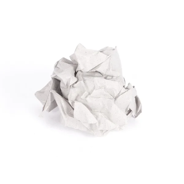 Recyclingpapier zerknüllt — Stockfoto