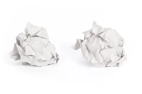 Recycled crumpled papers — Stock Photo, Image