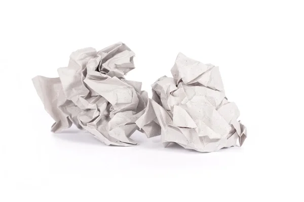 Recycled crumpled papers — Stock Photo, Image