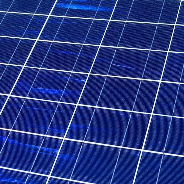 Tło niebieskie paneli słonecznych — Zdjęcie stockowe
