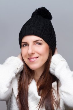 şapkalı güzel kız