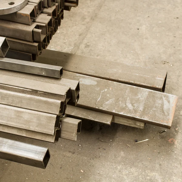 Bars made of carbon steel — Stock Photo, Image