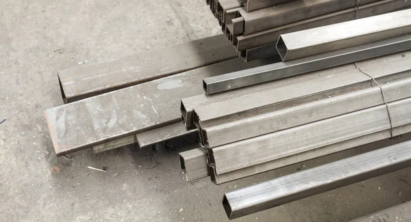 Bars made of carbon steel — Stock Photo, Image