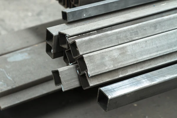 Bars made of carbon steel — Stock Photo, Image