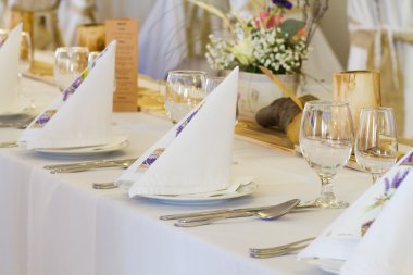 süslemeleri ile düğün yeri