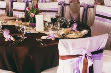 süslemeleri ile düğün yeri