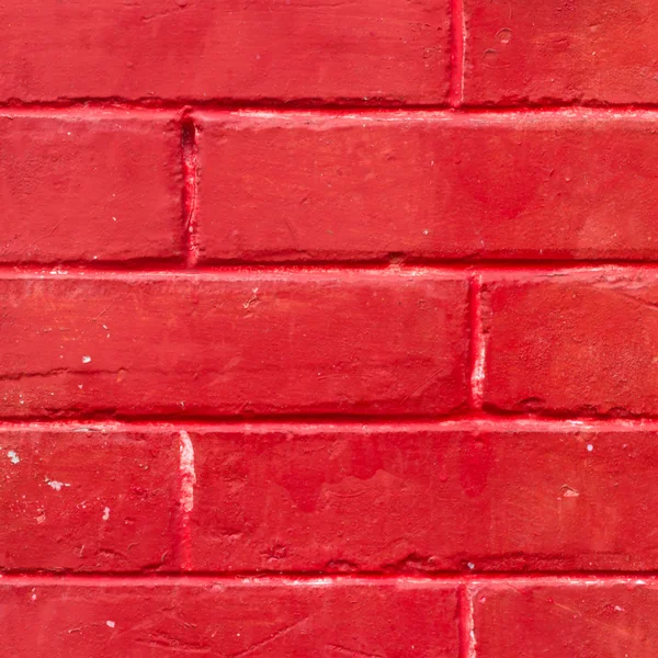 红砖墙 — 图库照片