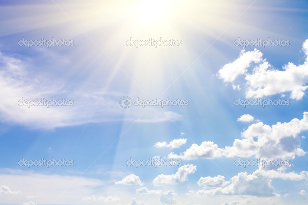 Sky with clouds - abstract sky background texture