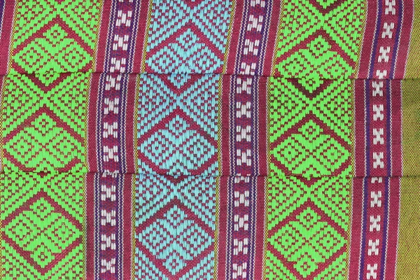 Thai pattern art style auf Baumwollkissen — Stockfoto