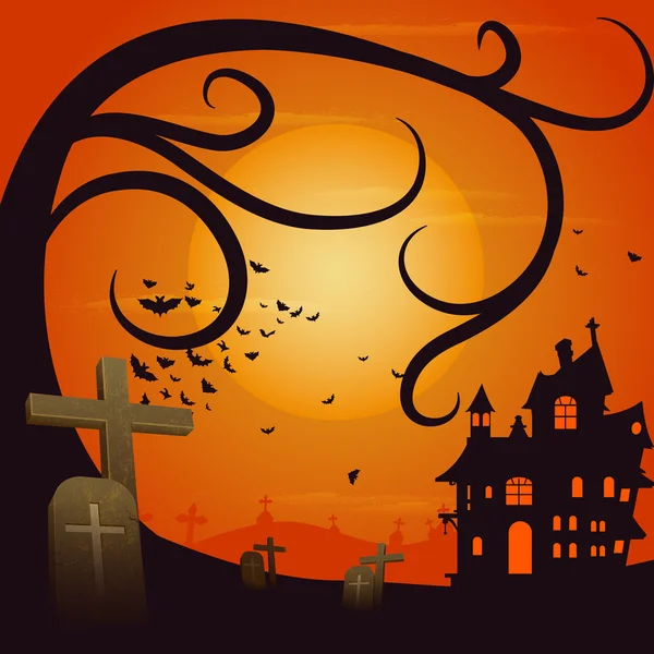 Fondo de Halloween — Vector de stock