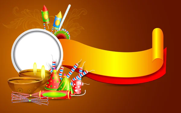 Bandiera del Diwali — Vettoriale Stock