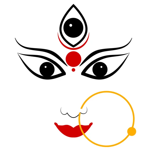 Déesse Durga — Image vectorielle