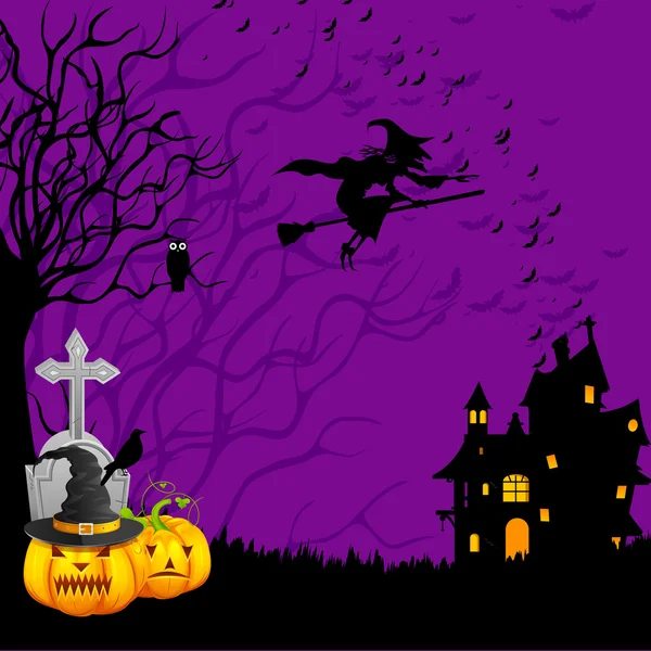 Fondo de Halloween — Vector de stock