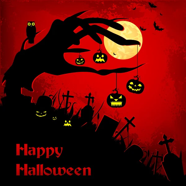 Halloween-Hintergrund — Stockvektor