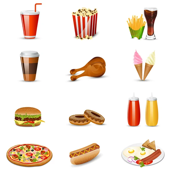 Fast-food item — Stockvector