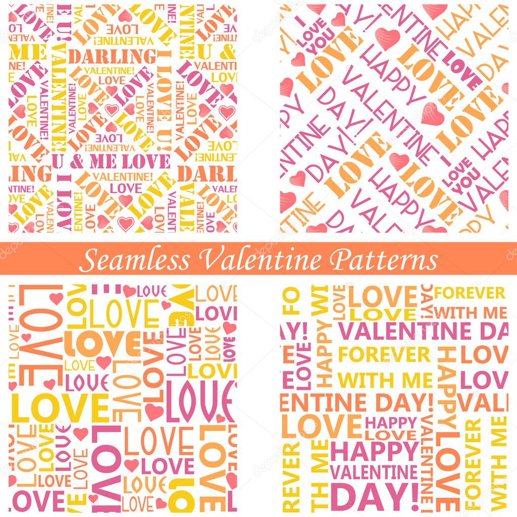 Valentine's Day Seamless Background