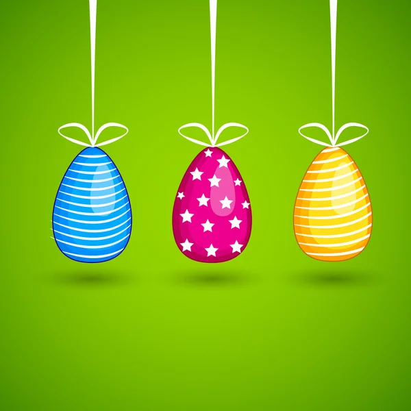 Huevo de Pascua colorido — Vector de stock