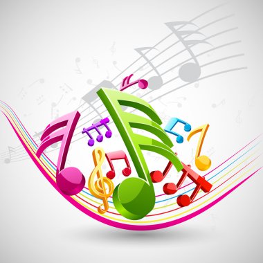 renkli müzik arkaplanı