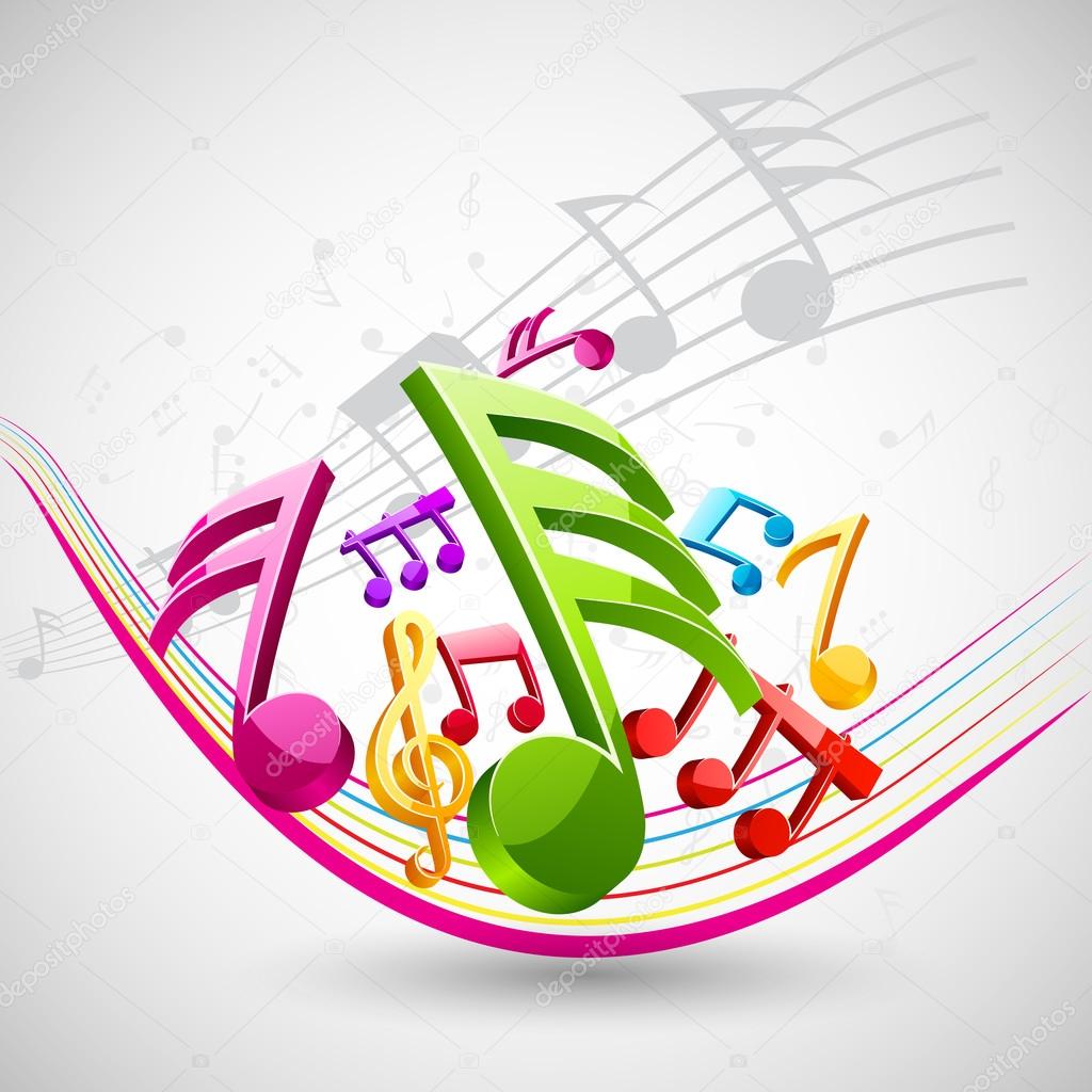 Colorful Music Background