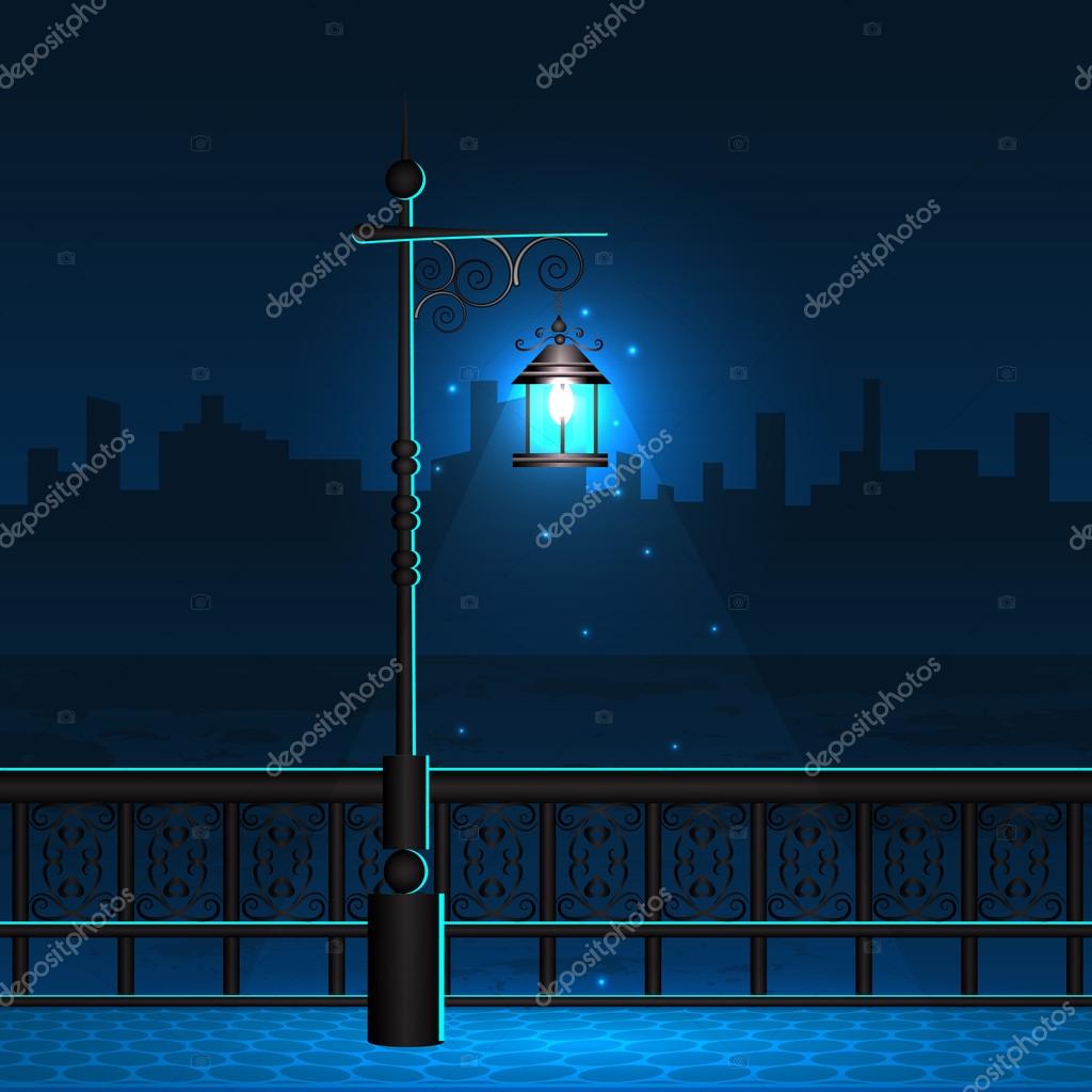                                 city lamp - schreiblaut.com