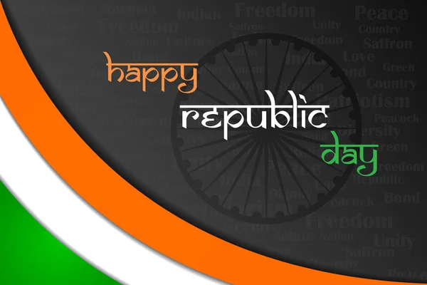 Journée de la République indienne — Image vectorielle