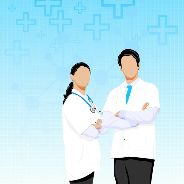 Equipo de Doctor — Vector de stock