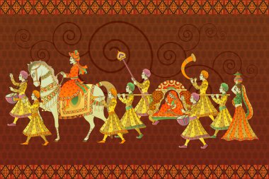 Traditional Indian Wedding clipart