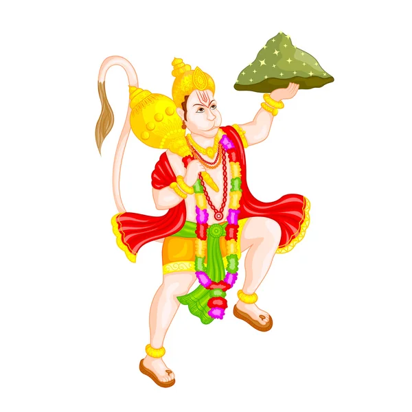 Lord Hanuman — Stock Vector