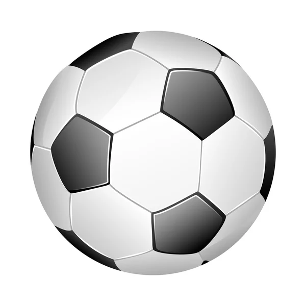 Bola de futebol — Vetor de Stock