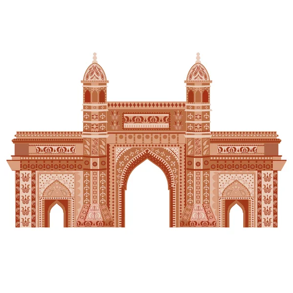 Toegangspoort tot India — Stockvector