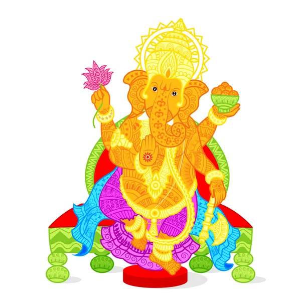 Lord Ganesha — Stock Vector