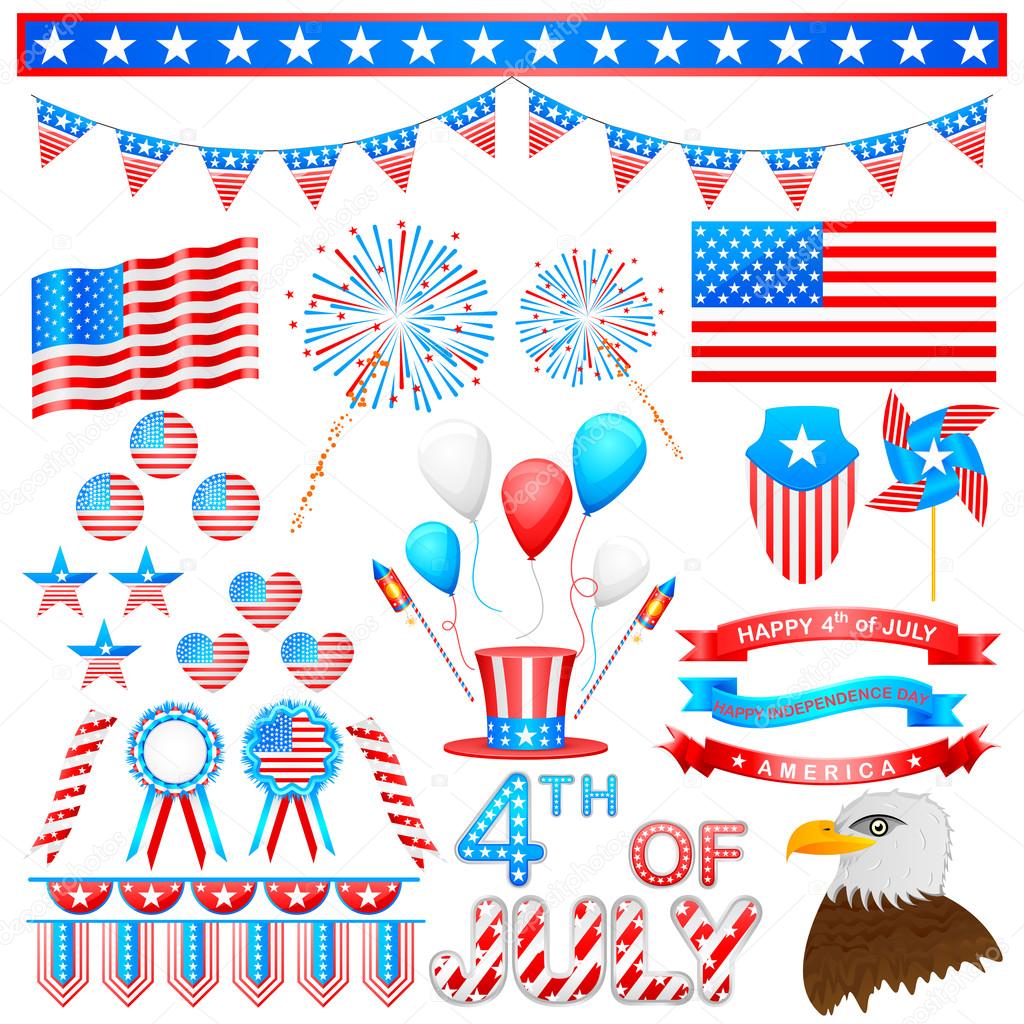 4th of July Design Element