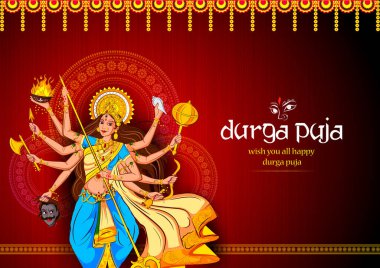 Mutlu Durga Puja Hindistan bayram geçmişi