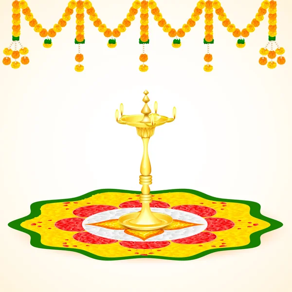 Happy Onam fond — Image vectorielle