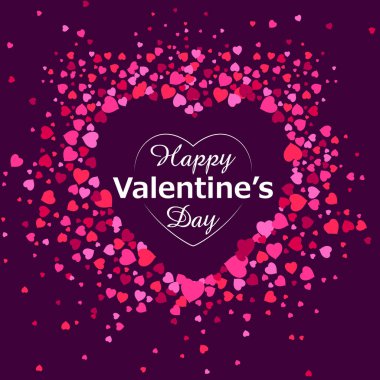 Sevgililer Günü partisi broşürü, tebrik kartı, broşürü, afişi için romantik bir aşk hikayesi.