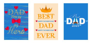 Mutlu Babalar Günü kutlamaları için arkaplan şablonu çizimi